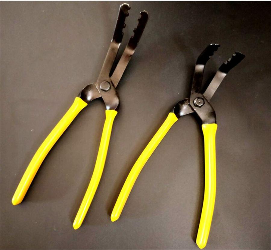 2Pcs 90° 45° Car Trim Clip Removal Plier Trim Upholstery Door Pin Panel Fastener Puller Tool