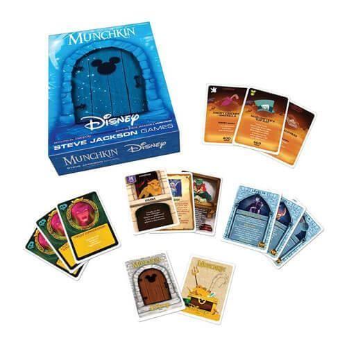 Jeu de cartes munchkin - disney ducktales - 2 à 6 joueurs - pour enfants - couleur bleue