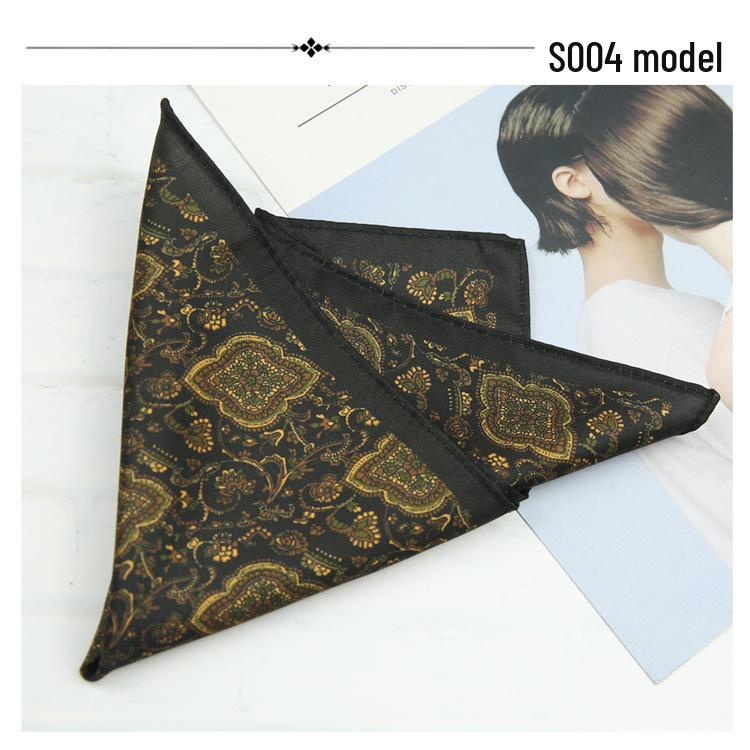 Бордовый Мужской Платок-Паше с Цветочным Пейсли - Формальный/Повседневный Аксессуар для Костюма на Свадьбу