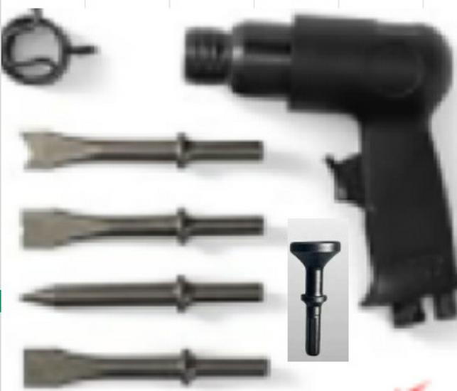 150mm Pneumatic Air Hammer Chisel & Rust Remover Set