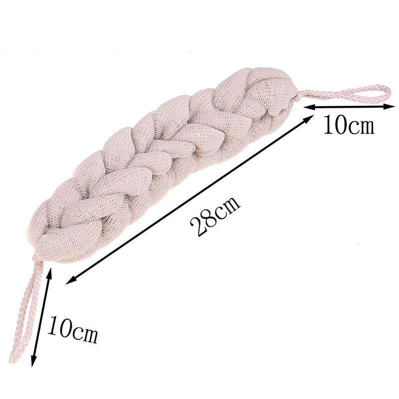 Body Exfoliate Puff Bath Sponge Scrub Mesh Net Ball Massage Ball Back Scrubber