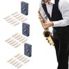 10 Stück Bb Sopransaxophon Blätter Stärke 2.0/2.5/3.0 Ton Saxophon Instrumentenblatt für Anfänger Holzblasinstrument Teile