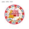 Carnival Circus Animals Decorations Banner Birthday Disposable Tableware Tablecloth Plate Cup Napkin Favors Party Supplie