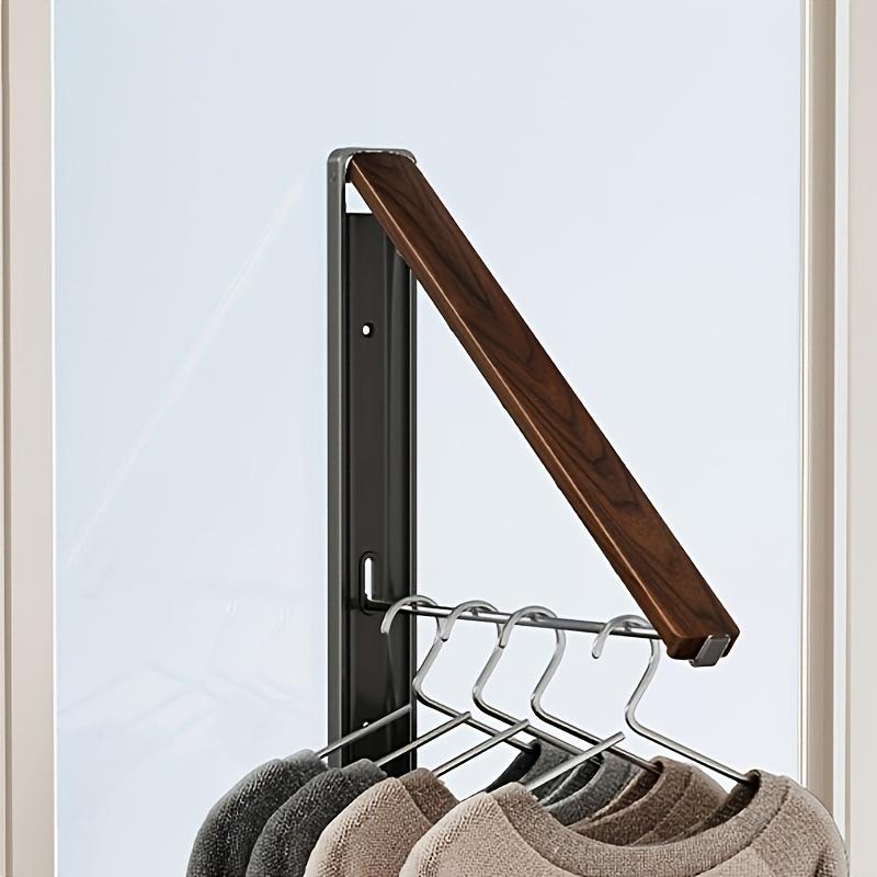 

1Pc Invisible Folding Clothes Drying Rack Stretchable Home Window Balcony No Drill Wall Mounted Pole for Hanging Clothes