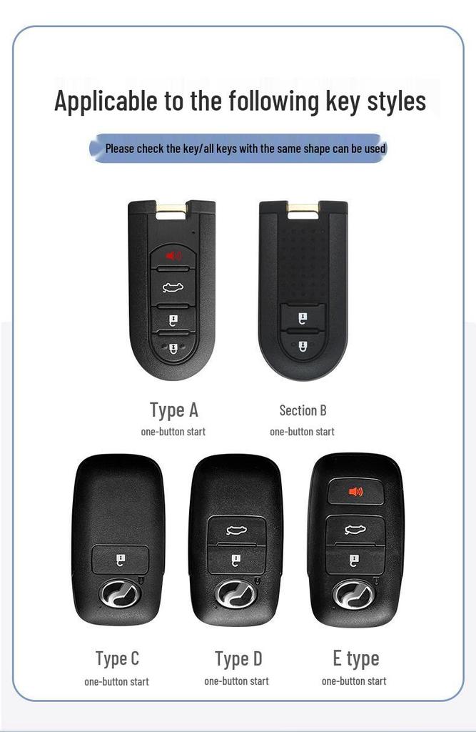 Universal Car Key Case: Fits PERODUA & Toyota Remotes, Key Shell Protection for Men & Women