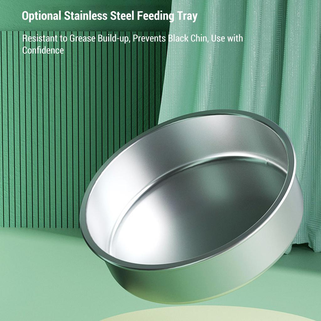 Automatic Pet Feeder 3.5L Capacity Dual Power Button Control for Cats Dogs Automatic Cat Feeder