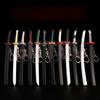 17cm/6.7in Japanese Samurai Swords Katana Cosplay Anime Weapons Props Peripherals Training Model Gifts Ornaments Outdoor Toys