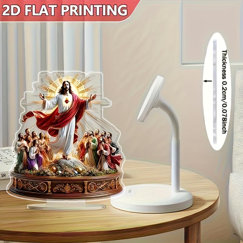 2D Flat Acrylic Elegant Bohemian Style Decoration, Indoor and Outdoor Decoration - No Battery/electricity Required, Free Day Decora