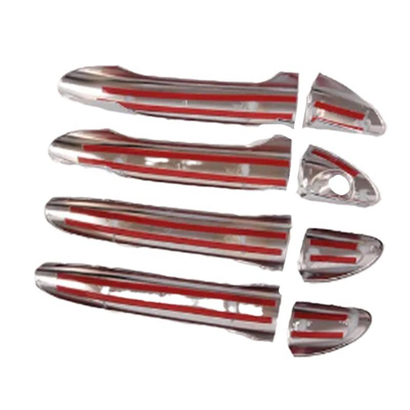 AS57-Car Handle Door Handle Shell Door Handle Decoration Sticker Electroplating For Hyundai I10 Grand I10 X 2014-2020 как