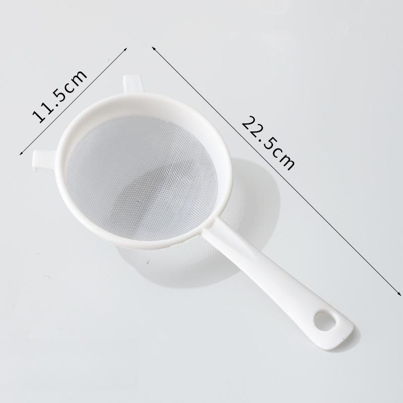 Ultra Fine Mesh Strainer With Handle Plastic Colander Food Juice Strainer Yogurt Mesh Sieve Mini Separation Net For Kitchen