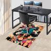 1 Stück My Hero Academia Stuhlmatte - Anime Cartoon Design Büroteppich, Rutschfester Teppich für Schreibtisch, Geeignet für Heimdekoration, Wohnzimmer, Schlafzimmer, Spielzimmer,
