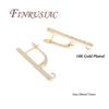 1 Pair/lot 18K Gold Plated French Earring Hooks Earwires Earrings Clasp,DIY Earrings Making Accessories