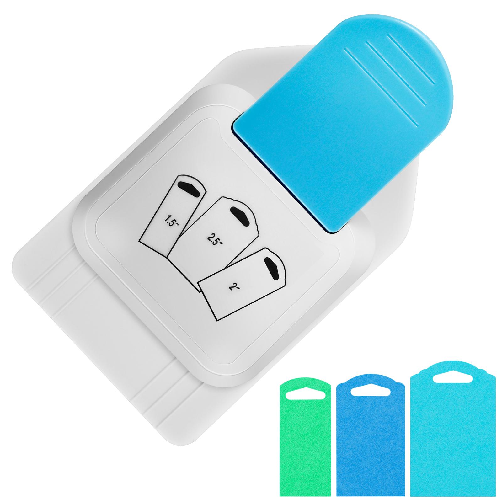 

Дырокол для бирок 3 в 1 Дыроколы для бумаги для подарочных бирок 1,5 дюйма 2 дюйма 2,5 дюйма Многоцелевой крафтовый дырокол для DIY проектов, материалы для изготовления открыток