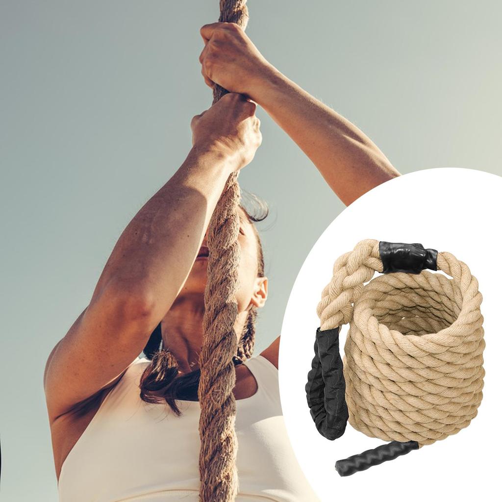 Climbing Rope for Fitness Training, Jute Material, 1.5 Inch Diameter Indoor And Outdoor Use