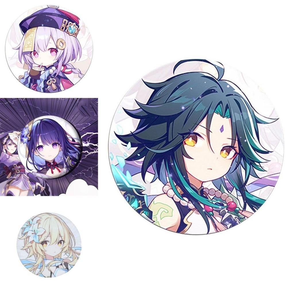 Captivating Fashion Jewelry Badge Featuring Cartoon Animation Brooch From Genshin Impact