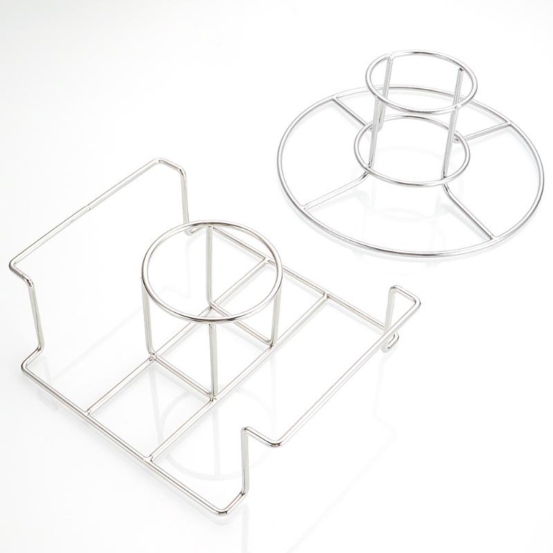 Chicken Roaster Rack Non-Stick Food Grade Stainless Steel Vertical Chicken Holder Barbecue Cooking Pans Kitchen Accessories