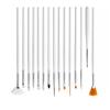15-Piece Mandala Drawing & Nail Art Fineliner Brush Set with Plastic Handles
