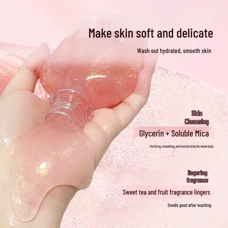 UNI CAT Peach White Tea Perfume Shower Gel