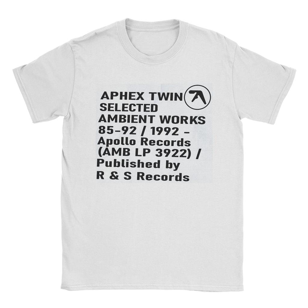 Aphex Twin T-Shirts Unisex Lustig 100% Baumwolle T-Shirts Rundhals Kurzarm T-Shirts Neuankunft Oberteile