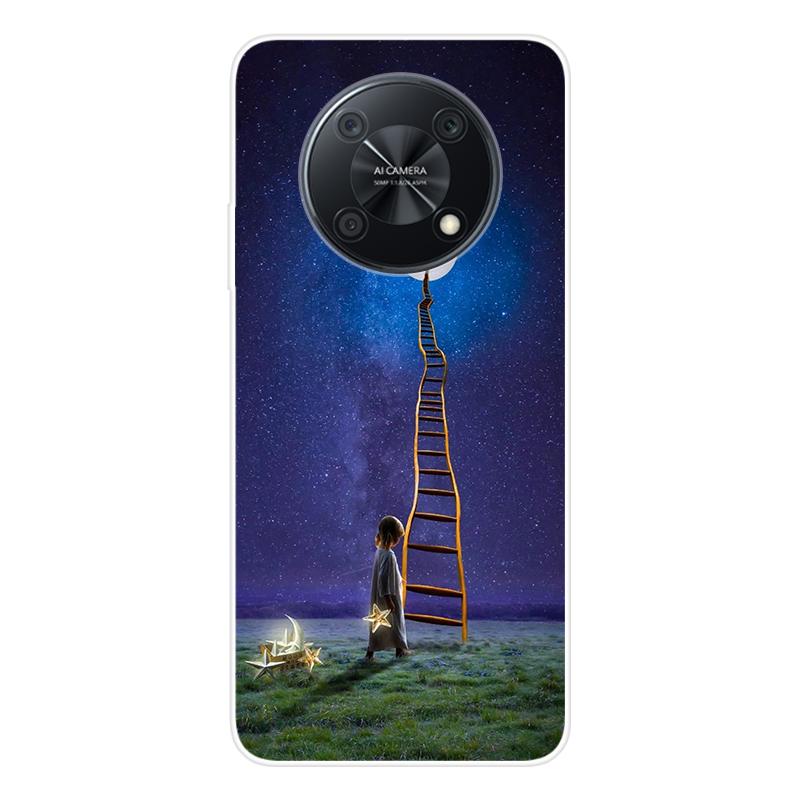 For Huawei nova Y90 Y 90 novaY90 Case Soft Silicone Back Cover Cartoon Phone Case Diversification