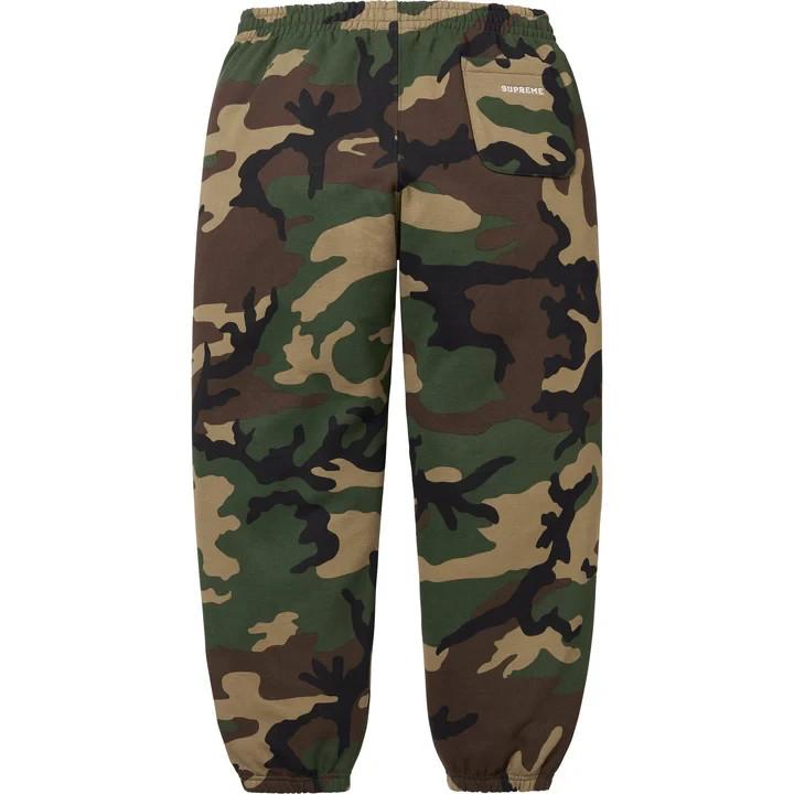 Supreme S Logo Sweatpant Woodland Camo