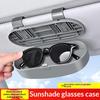 Cutie Ochelari Auto Suport Portabil Ochelari de Soare Auto Suport Ochelari de Condus Carcasă Ochelari Cutie Depozitare Multifuncțională Parasolar