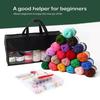 Ergonomic Crochet Hook Set with 40 Color Crochet Yarn Beginner Crochet Hook Set with Knitting Accessories Crochet Bag