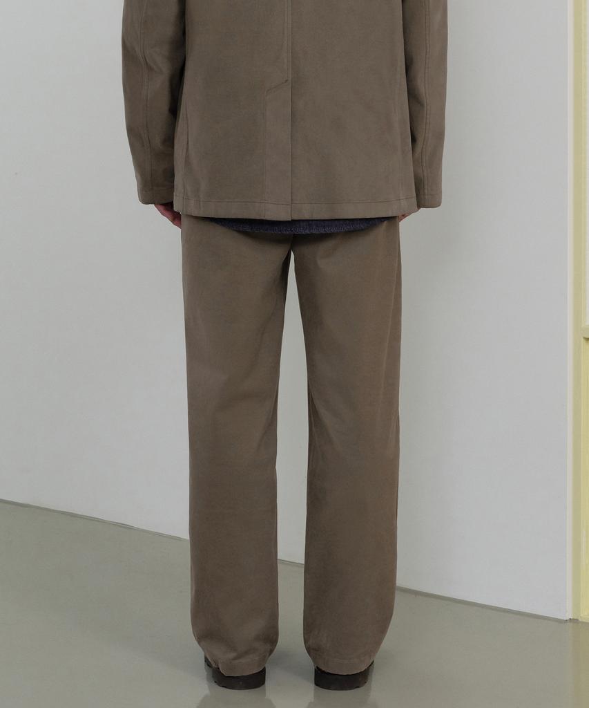 Musinsa Standard [City Workers] Moleskine Tapered Pants [Taupe]