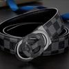 Men's Genuine Leather Belt with G Letter Automatic Buckle - Trendy Business Style for Young Men