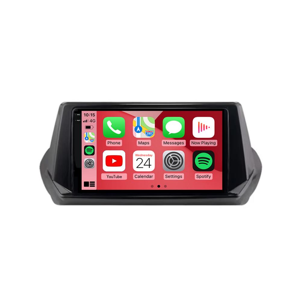 9Inch Android 14 Wireless Carplay Auto For Peugeot 2008 208 2019 2020 2021 2022 Car Radio Multimedia Video Player Navigation GPS