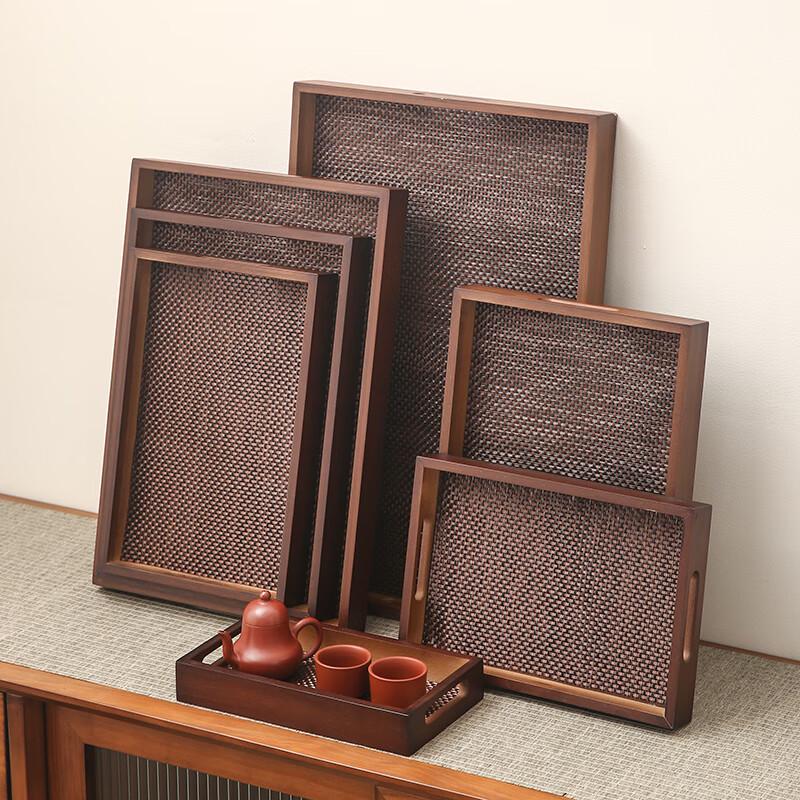 

SMVP Thai Retro Rattan & Bamboo Serving Tray