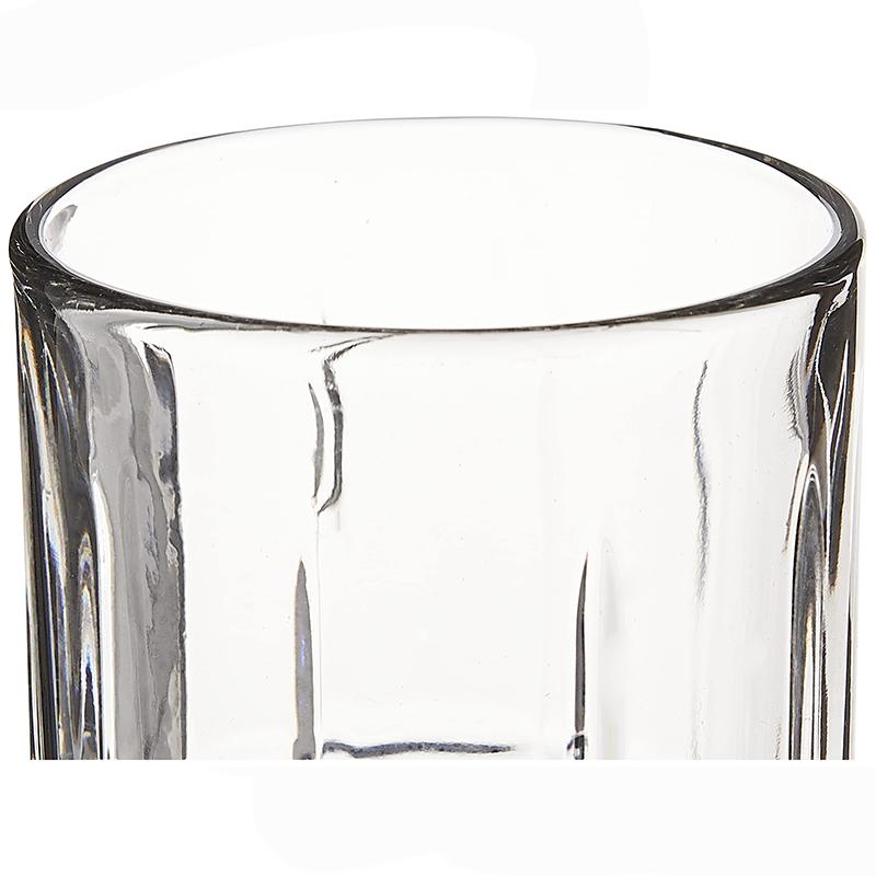 Whiskey Highball Glasses, 16oz Tumblers, Set of 4 Premium Drinking Glasses for Cocktails, Durable Clear Design