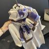 Violent bear recommends soft girl imitation cashmere scarf women's autumn and winter versatile warm shawl scarf