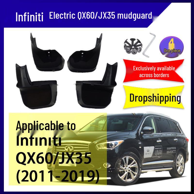 

Infiniti QX60/JX35 2011-2019 Soft Rubber Mudguards Infiniti QX60