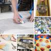 4pcs Clear Acrylic Circular Quilting Templates Set Stencils for Hand Quilting and Embroidery (Circle)