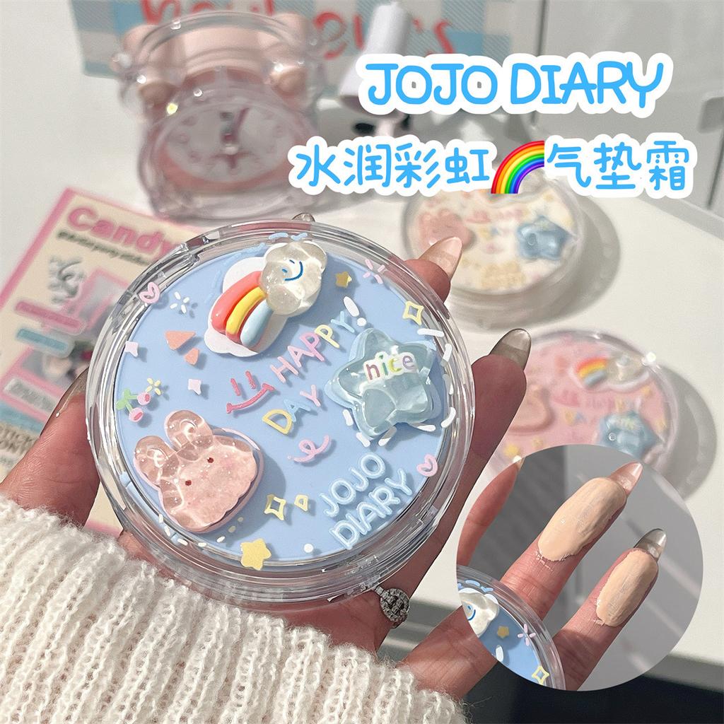 Colorful and Childlike Soft Air Cushion Cream, Light and Docile Concealer, Waterproof and Sweat-proof Without Makeup Foundation BB Cream
