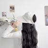 Stretchy Korean Style Sun Hat With UPF50 Protection For Women Outdoor Activities Lightweight And Foldable Travel Hat