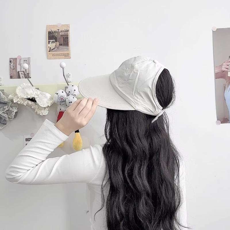 Stretchy Korean Style Sun Hat With UPF50 Protection For Women Outdoor Activities Lightweight And Foldable Travel Hat