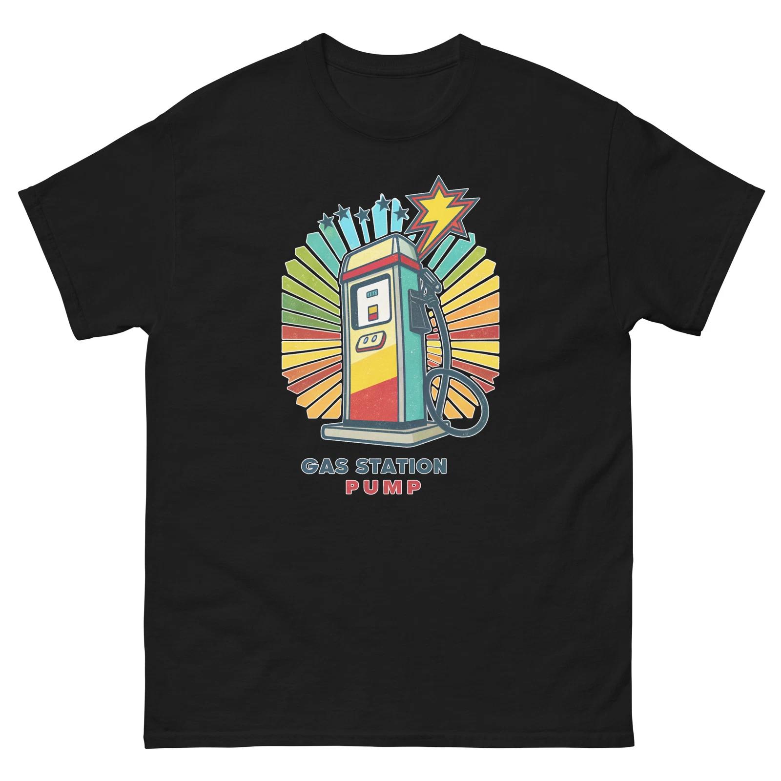 

Gas Station Pump Object Place Item Urban T-Shirt L