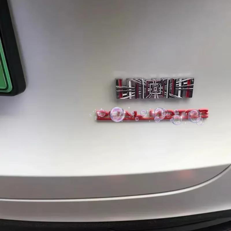 New 3D Metal Plaid Logo Performance Rear Trunk Badge Emblem Sticker Decals For Tesla Model 3 Y X S Car Styling Accessories