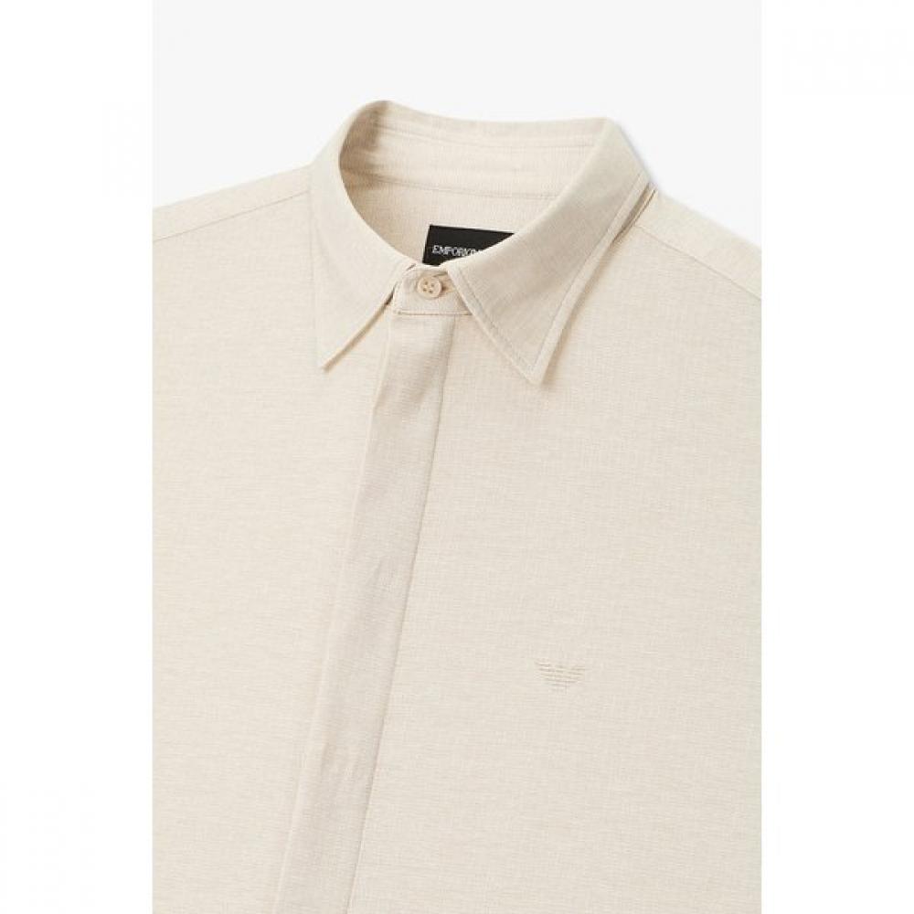 Emporio Armani Men Patterned Cotton Shirt A516104024