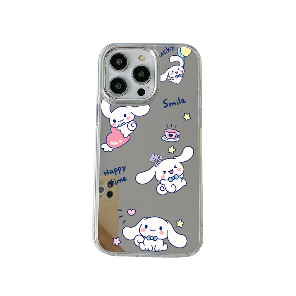 Cute cartoon snoopy iphone17 fun jade cinnamon dog 15promax mirror shell apple 16 makeup mirror