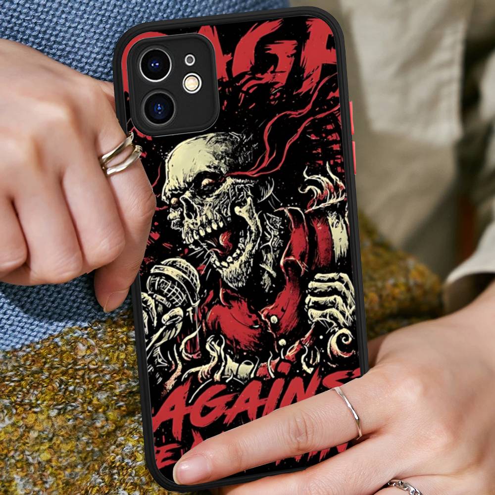 

Band Rage A-Against The M-Machine Classic Phone Case For IPhone 12 13 14 15 16 Pro Plus X XS MAX Matte Bumper Shockproof Cover iphone 15