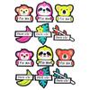 MégaCréa DIY - Sticker fluo Jungle 12 pièces