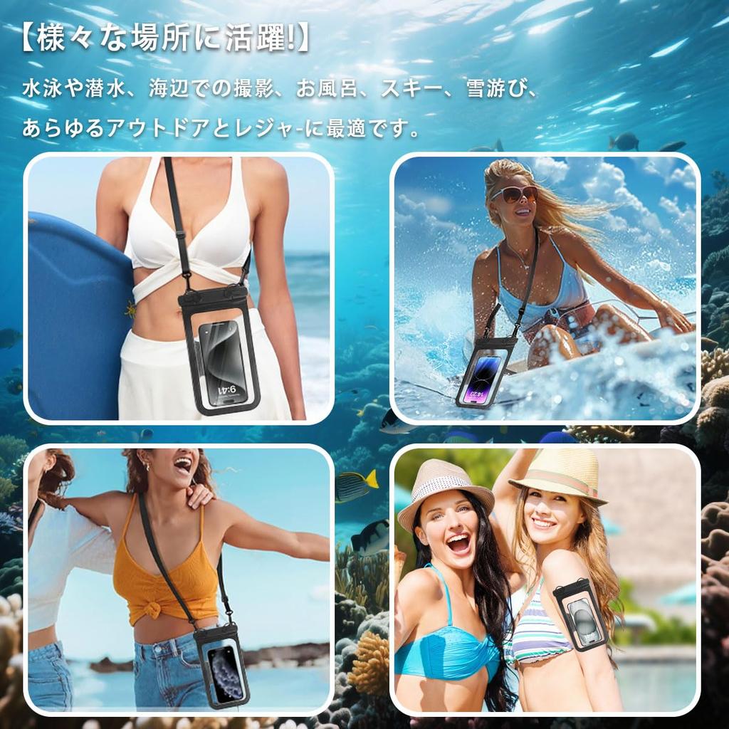 Wasserdichtes Smartphone IPX8 Vollständig oder Handgelenk mit Fingerabdruck und Gesicht Perfekt für Unterwasser und Heiß Inklusive Kompatibel mit Alle und Unterwasser-Handys
