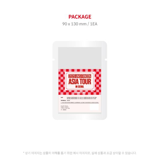 2025 UNIS Fancon Asia Tour In Seoul Trading Card