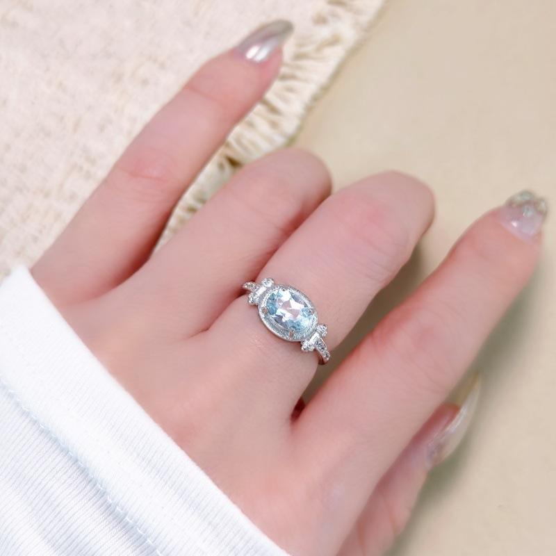 

Women s S925 Sterling Silver Brushed Craft Ring Natural Crystal Garnet Peridot Adjustable Jewelry Adjustable opening