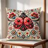 Modern Print Creations Animal Cushion Cover Natural Linen Organic Fabric DoubleSided Printing Couch Pillow Covers Home Decor