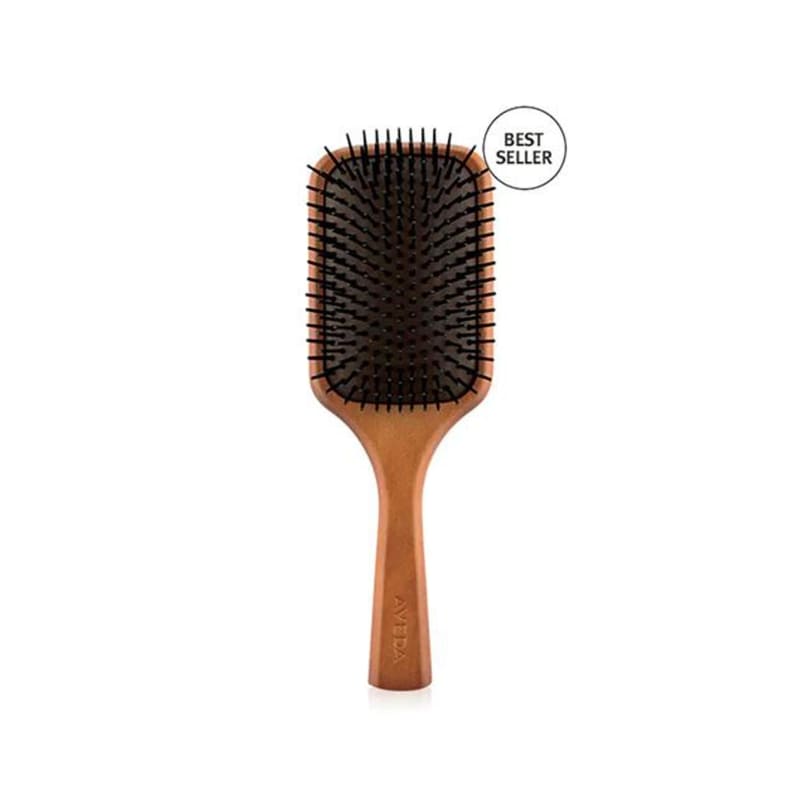 Wooden paddle brush