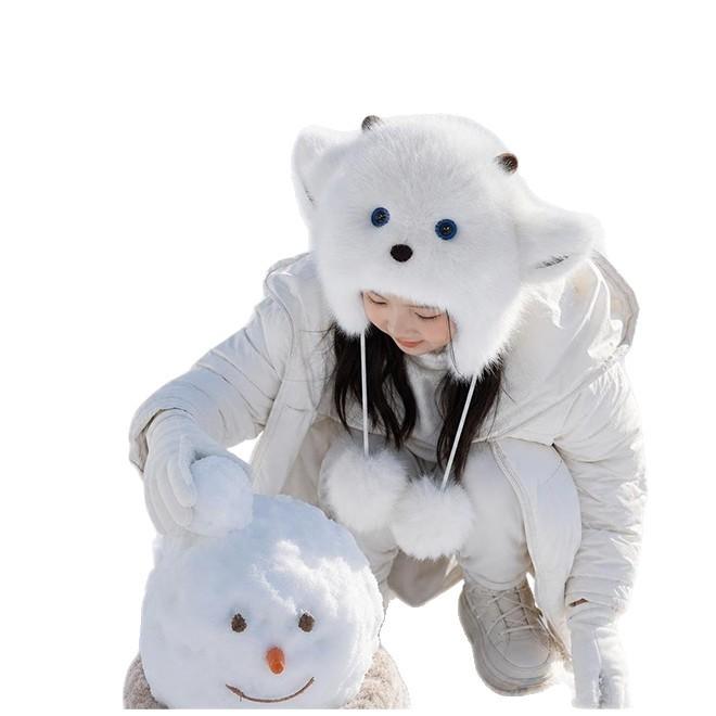 Customized plush hat autumn and winter warm ear protection hat fashionable versatile ear hat cute new children's hat